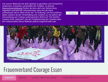 Tablet Screenshot of couragezentrum-essen.de